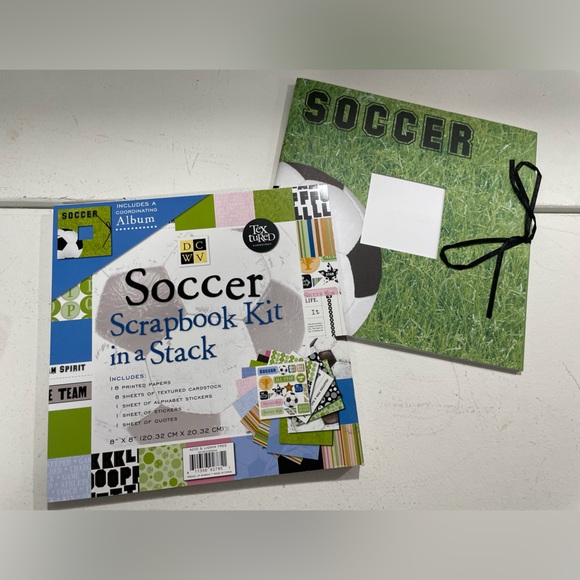 Soccer theme scrapbook album - Picture 2 of 4